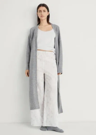 Mango Home Pyjama Top White