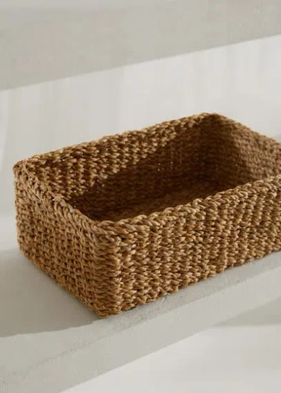 Mango Home Rectangle Basket Brown In Neutral