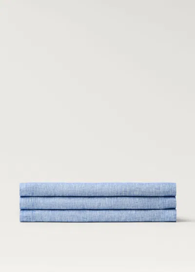 Mango Home Road Table Linen Dyed Blue