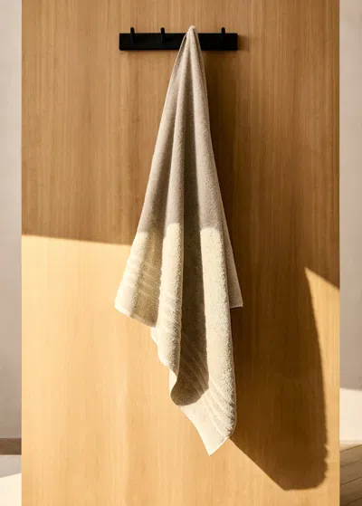 Mango Home Bath Towel Cotton Beige