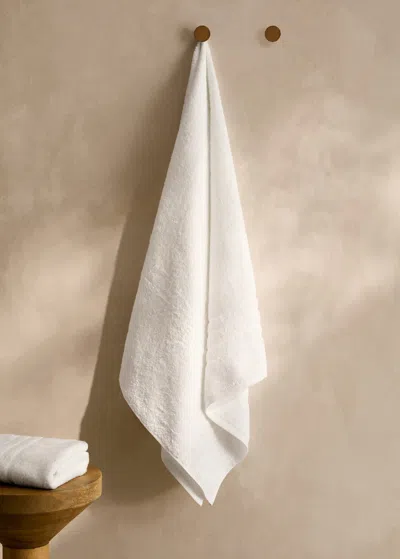 Mango Home Cotton Bath Towel White