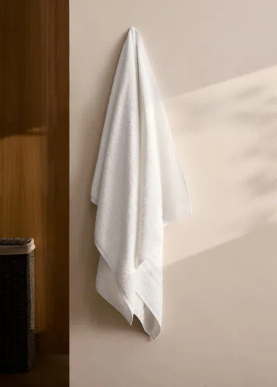Mango Home Cotton Bath Towel White