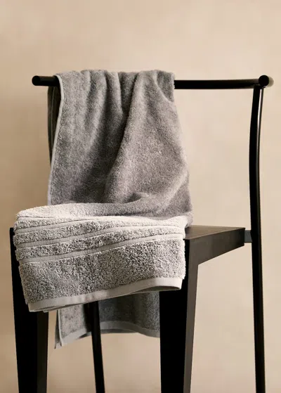 Mango Home Cotton Bath Towel Grey