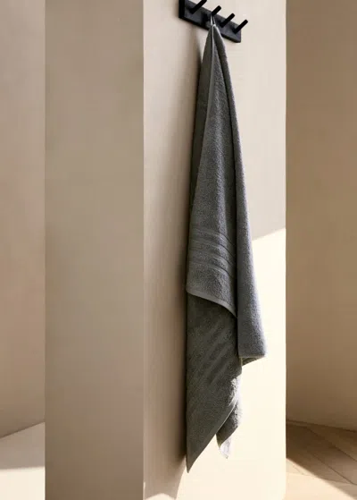 Mango Home Cotton Bath Towel Grey