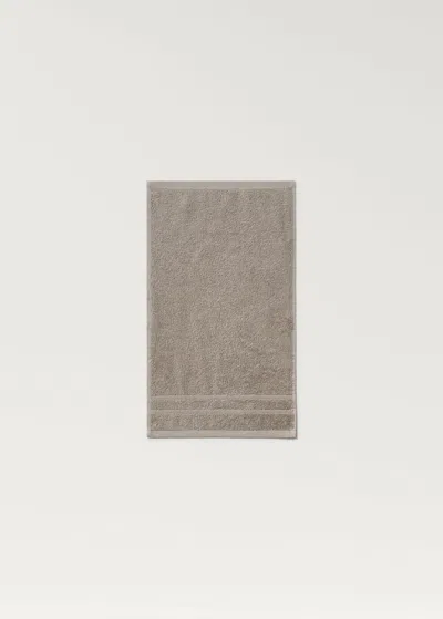 Mango Home Cotton Terry Face Towel Beige