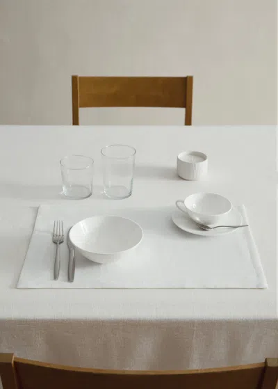 Mango Home Linen Placemat White