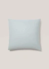 MANGO HOME - TAIE D'OREILLER PERCALE DE COTON (300 FILS) 60 X 60 CM VERT D´EAU - 60X60CM - HOME