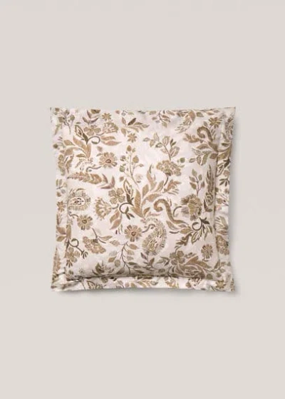 Mango Home - Set Taie Dorei Beige - 60x60cm - Home In Neutral