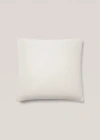 Mango Home Taie D'oreiller Coton Gaze 60x60 Cm Gris Clair/pastel - Home - 60x60cm -  In White