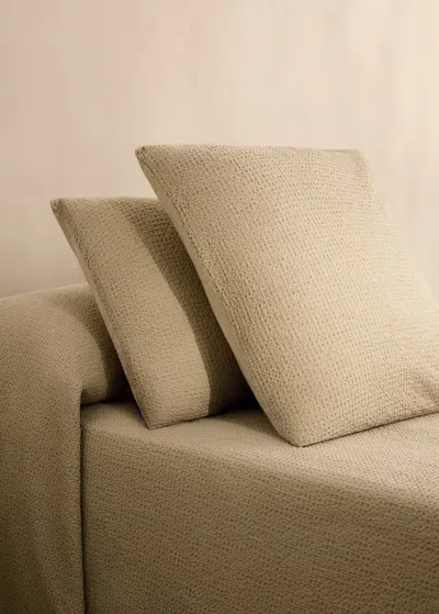Mango Home Percale Cotton Waffle Pillowcase 50x75 Cm Sand