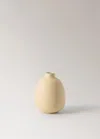 Mango Home Small Earthenware Vase Vanilla