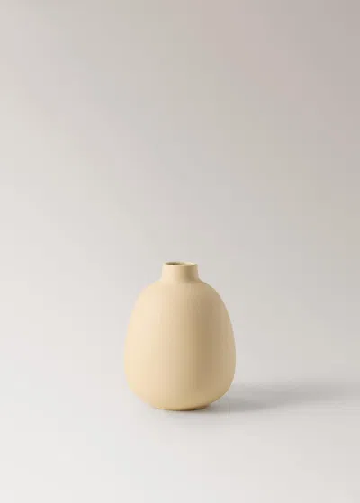 Mango Home Small Earthenware Vase Vanilla
