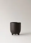 Mango Home Small Matt Finish Stoneware Planter Chocolate