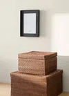 Mango Home Small Thin Rattan Box Brown