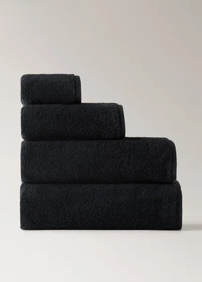 Mango Home Soft Cotton Shower Towel Black