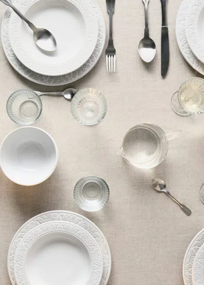 Mango Home Soup Plate Off White