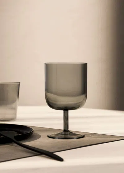 Mango Home Stem Glass Grey