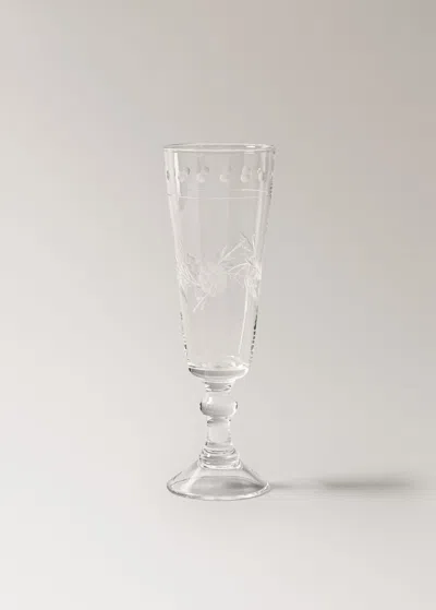 Mango Home Stem Glass Off White