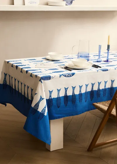 Mango Home Tablecloth Blue