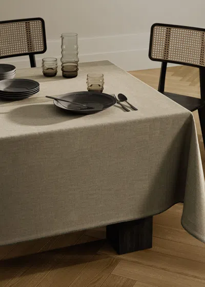 Mango Home Tablecloth Light/pastel Brown