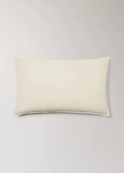 Mango Home Children's Washed Cotton Double-stitched Pillowcase 50x75 Cm Pastel Green