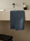Mango Home Serviette Toilette Coton Bouclette Bleu - Home - 50x90cm -