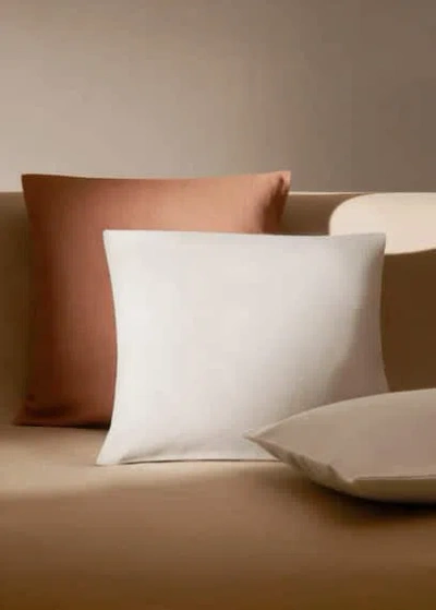 Mango Home Textured Cotton Cushion Case 45x45cm Off White