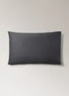 Mango Home Two 600-thread Cotton Satin Pillowcases 50x75 Cm Dark Grey