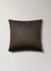 Mango Home Two 600-thread Count Cotton Satin Pillowcases 60x60 Cm Chocolate