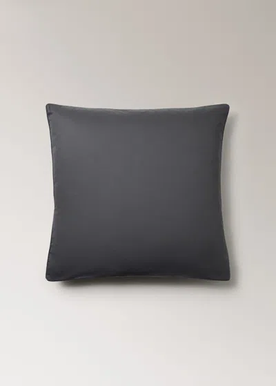 Mango Home Two 600-thread Count Cotton Satin Pillowcases 60x60 Cm Dark Grey