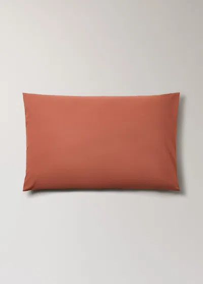Mango Home Two Cotton Percale Pillowcases 50x75cm Medium Pink