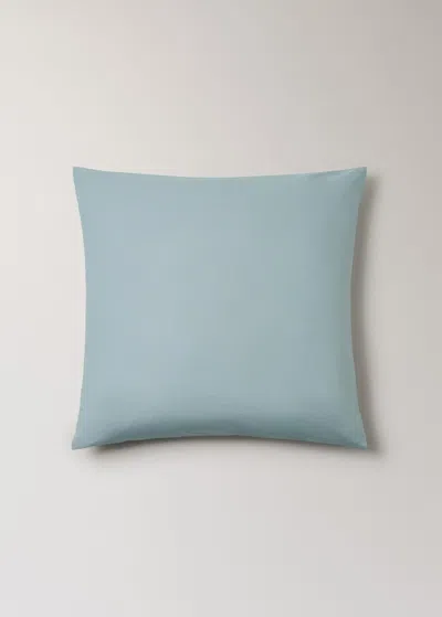 Mango Home Two Cotton Percale Pillowcases 60x60cm Blue