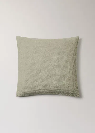 Mango Home Deux Taies D'oreiller En Percale De Coton Gaufré 60x60 Cm Vert Forêt - Home - 60x60cm -
