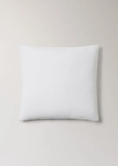Mango Home Deux Taies D'oreiller En Percale De Coton Gaufré 60x60 Cm Blanc - Home - 60x60cm -