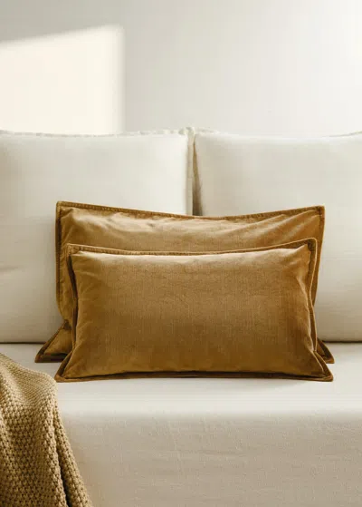 Mango Home Velvet Cushion Cover 30x50 Cm Light/pastel Brown