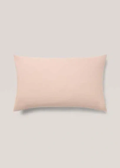 Mango Home Wash Cotton Pillowcase 50x75cm Light Pink