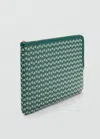 Mango Housse Ordinateur Portable Imprimé Logo Vert - Femme - Taille Unique -  In Green