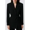 Mango Iguana One Button Blazer In Yellow