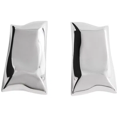 Mango Irregular Drop Earrings In Metallic