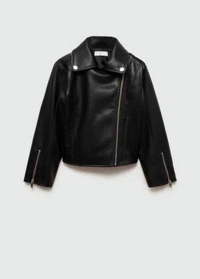 Mango Kids' Blouson In Noir