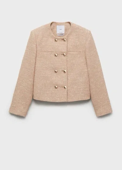 Mango Jacket Medium Brown