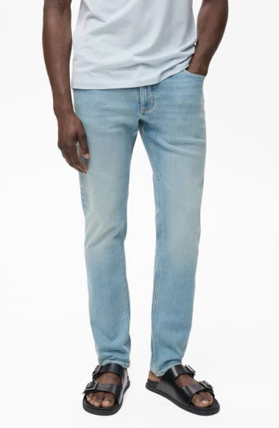 Mango Jan Slim Fit Jeans In Blue