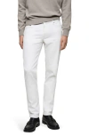 Mango Jan Slim Fit Jeans In White