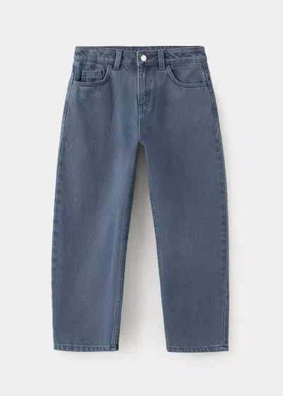 Mango Kids' Jean Ballon In Bleu Nuit