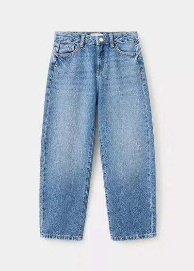 Mango Kids' Jean Ballon In Blue