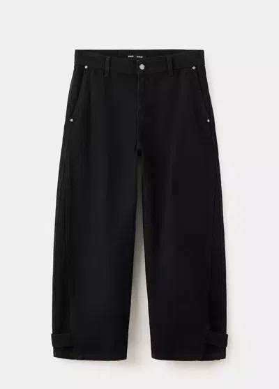 Mango Jean Balloon Taille Normale In Black