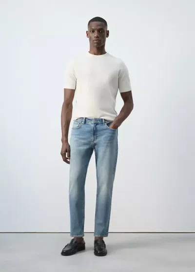 Mango Jean Ben Cropped Tapered-fit