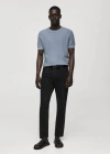 Mango Jean Ben Tapered-fit In Black Denim