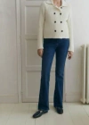 Mango Maternity Flared Jeans Dark Blue In Bleu Foncé