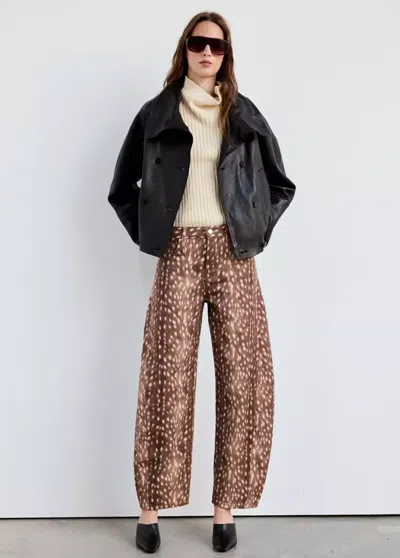 Mango Jean En Coupe Ballon Bambi In Brown